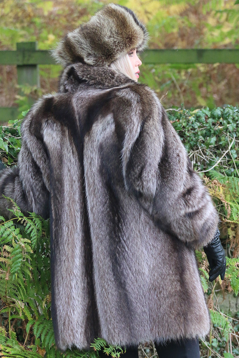 Vintage Racoon Fur coat