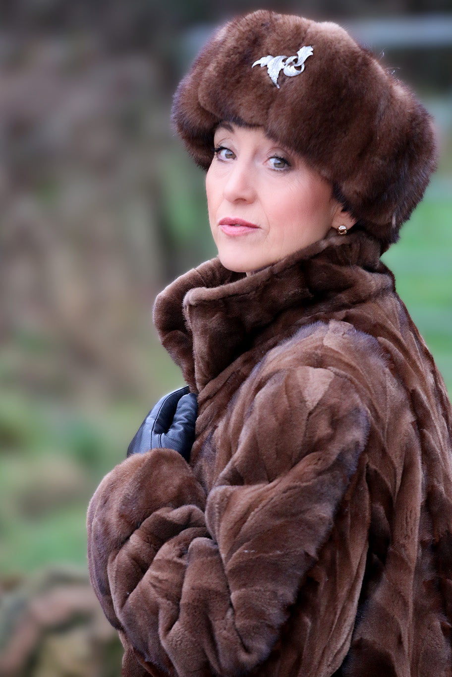 Vintage Mink Fur headband