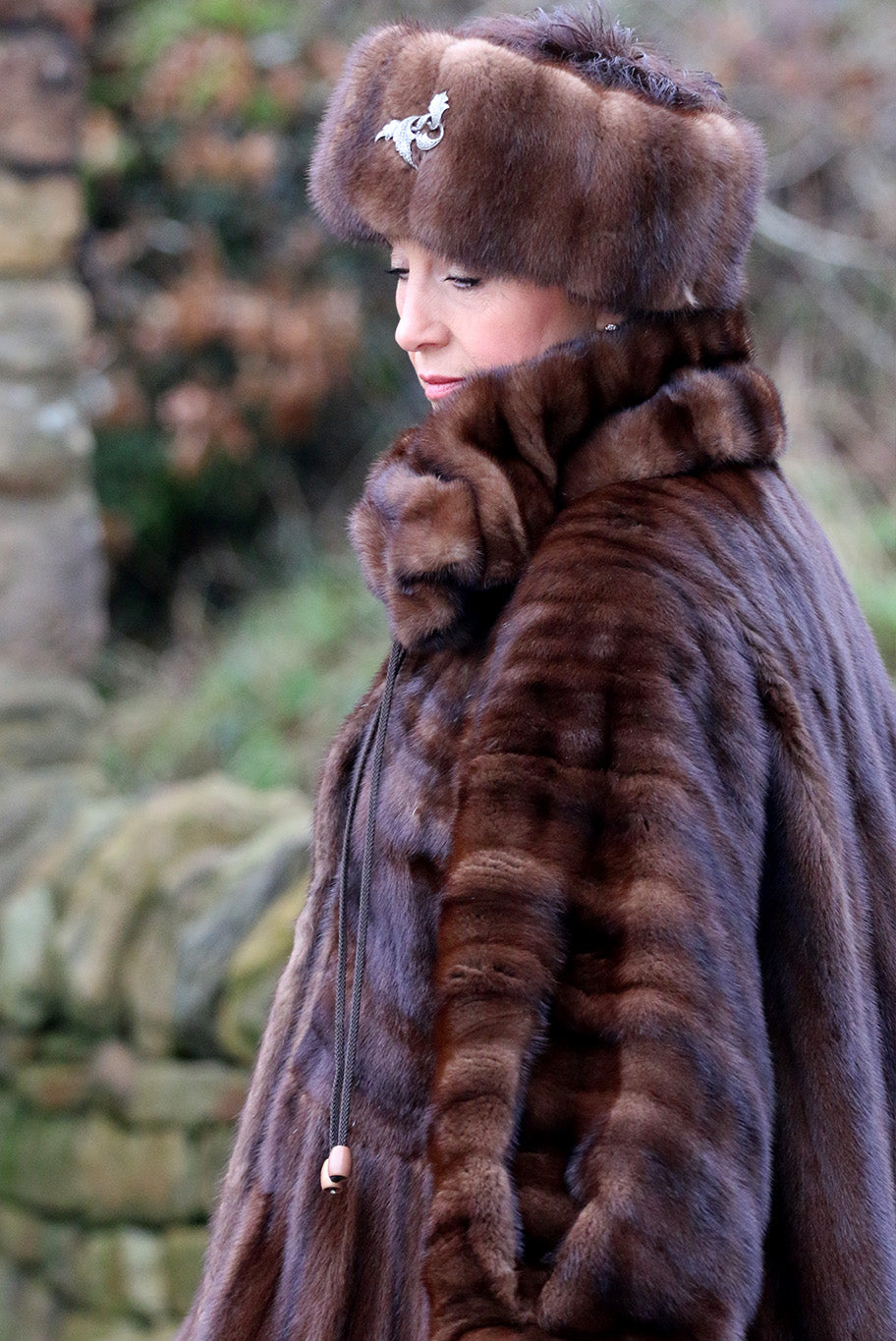 Vintage Mink Fur headband