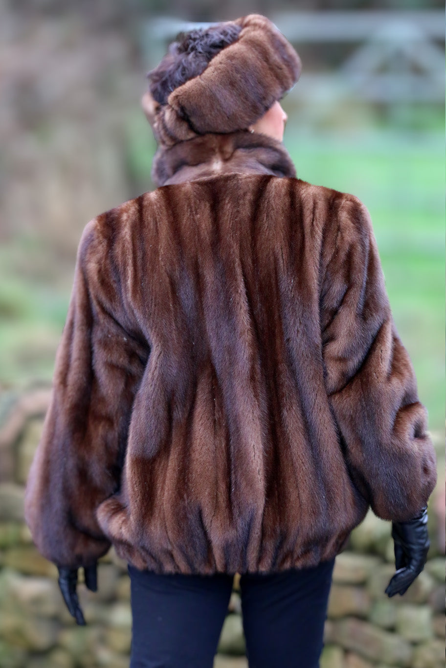 Vintage Mink Fur headband