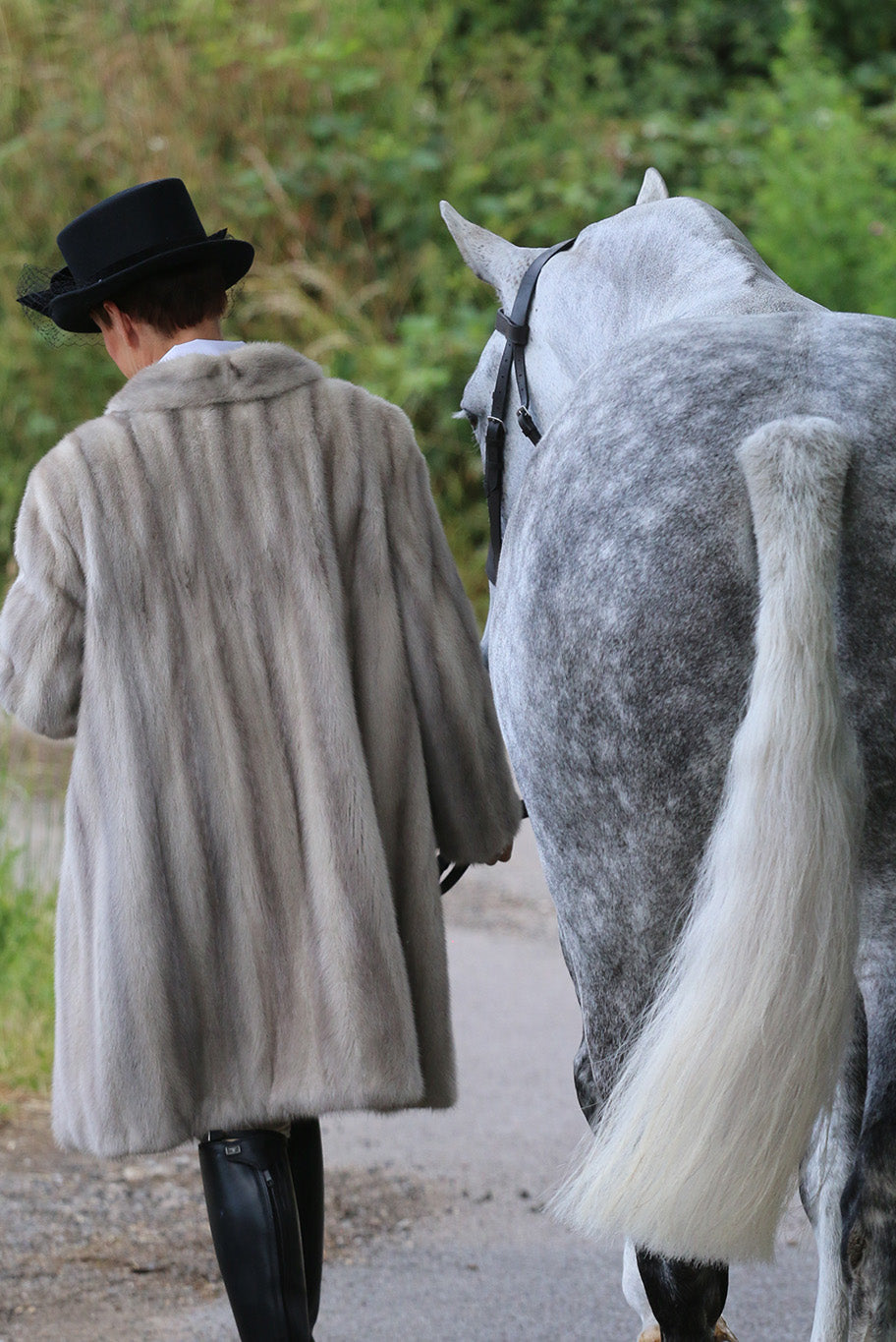 Vintage Sapphire Mink Fur Coat