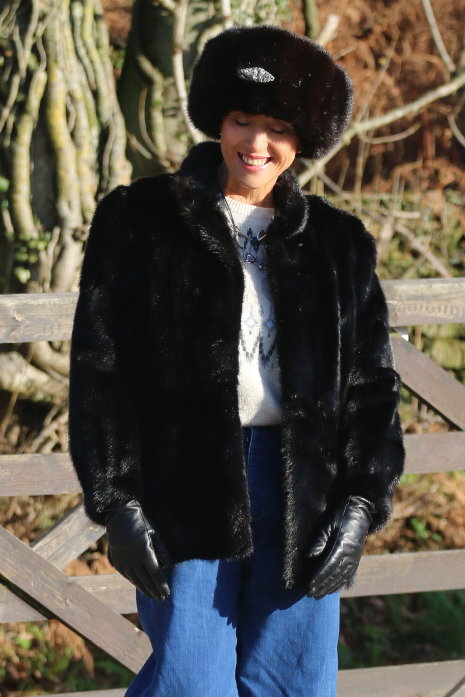 Vintage mink fur jacket