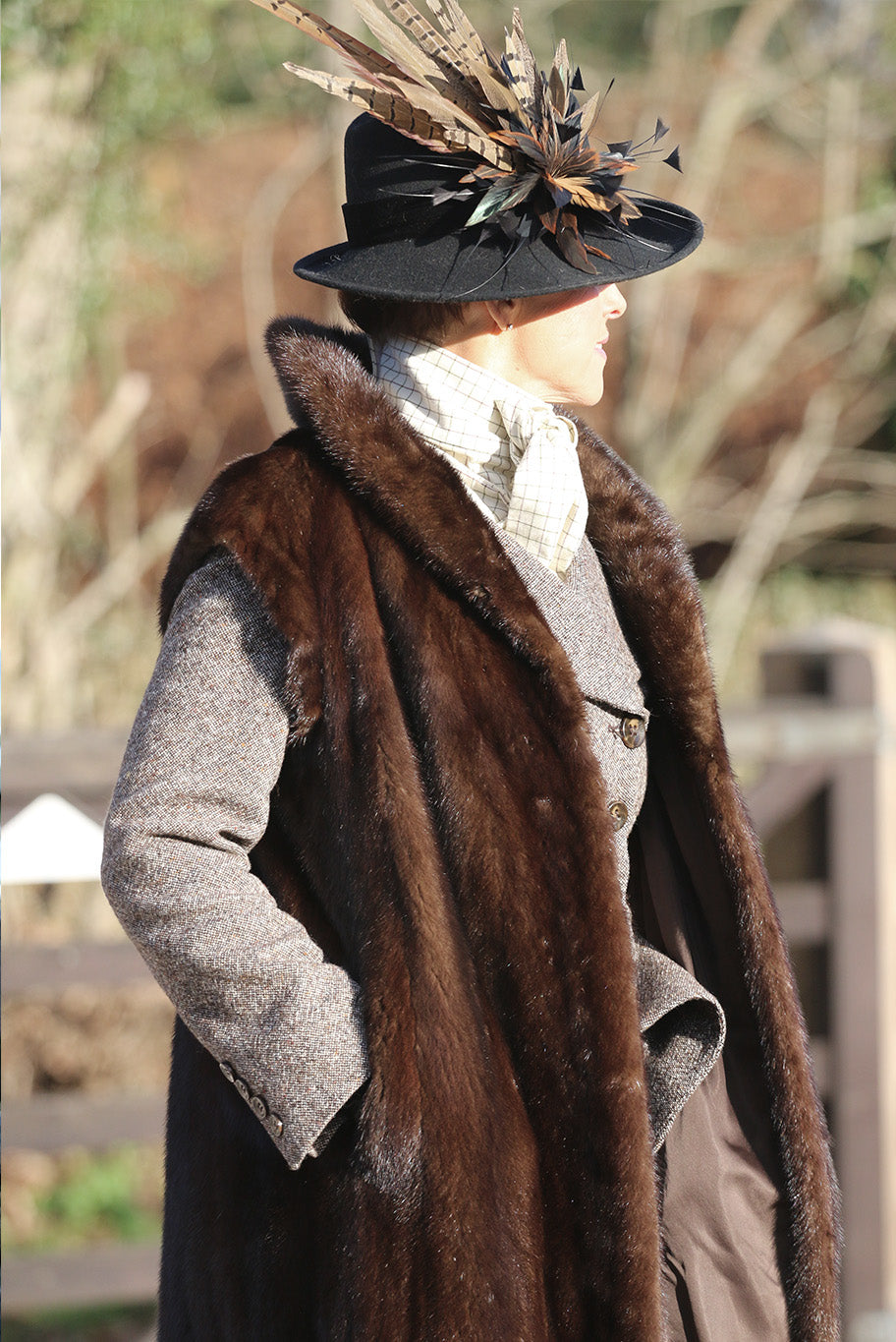 Vintage mink fur gilet