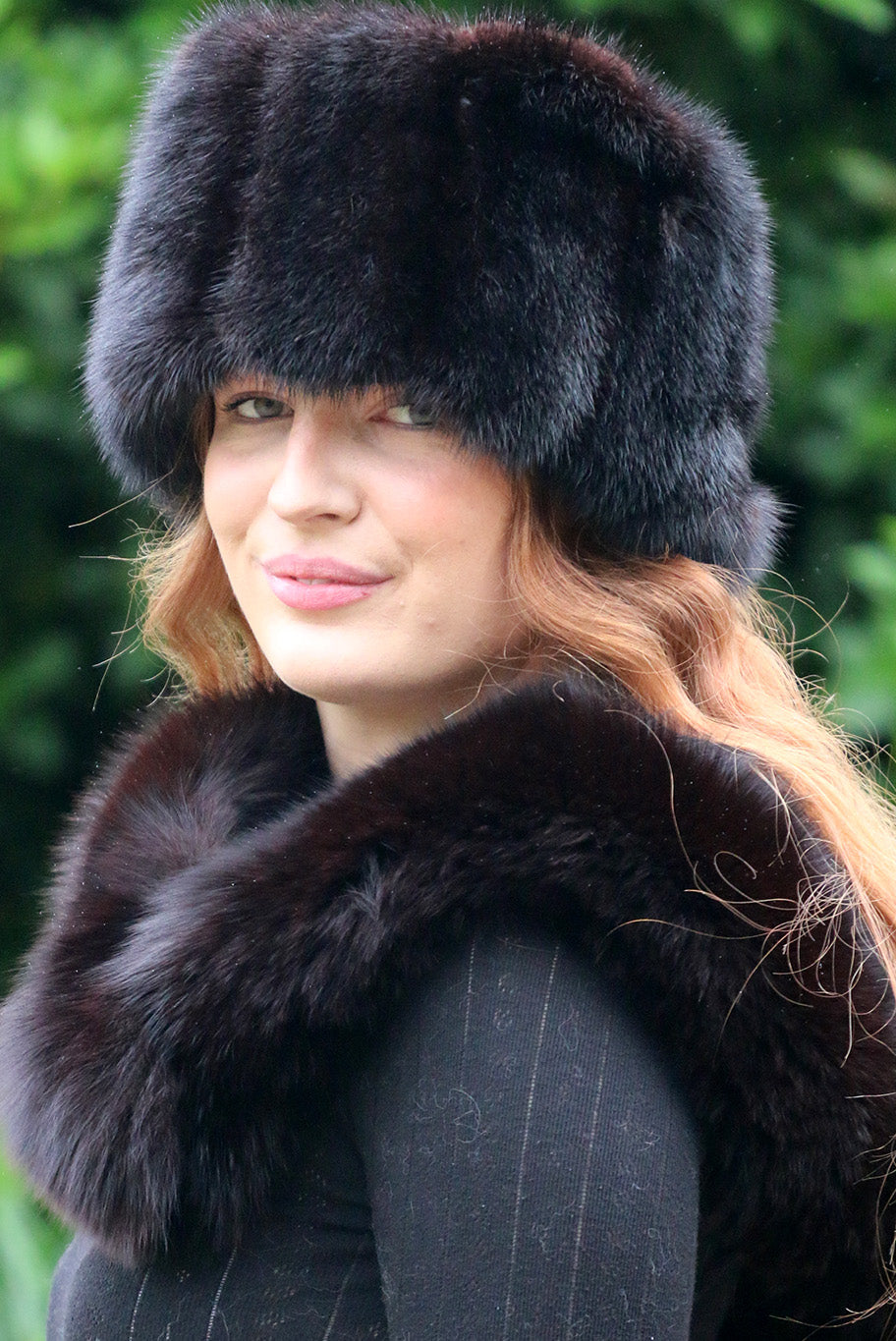 Vintage mink fur collar