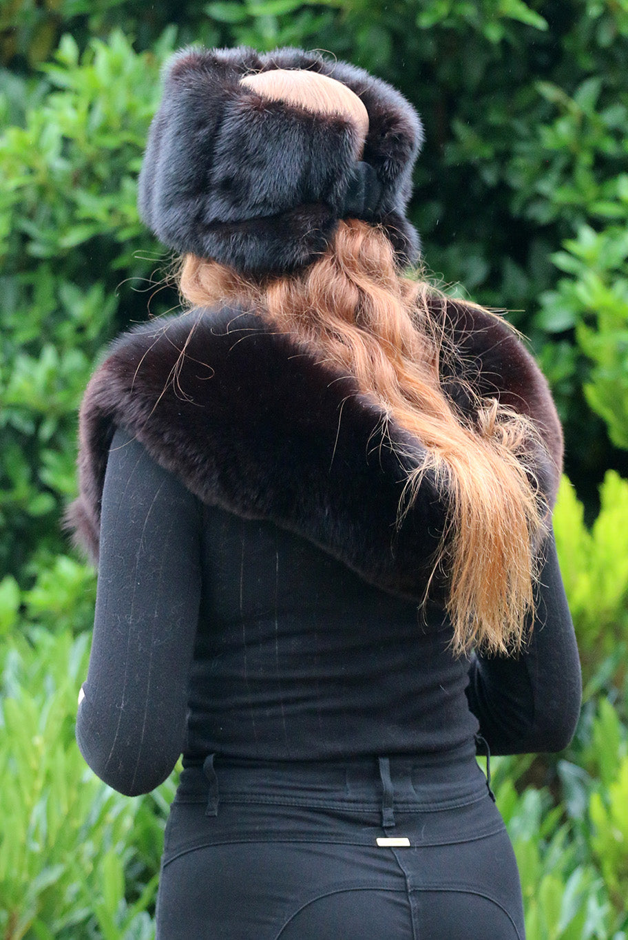 Vintage mink fur collar