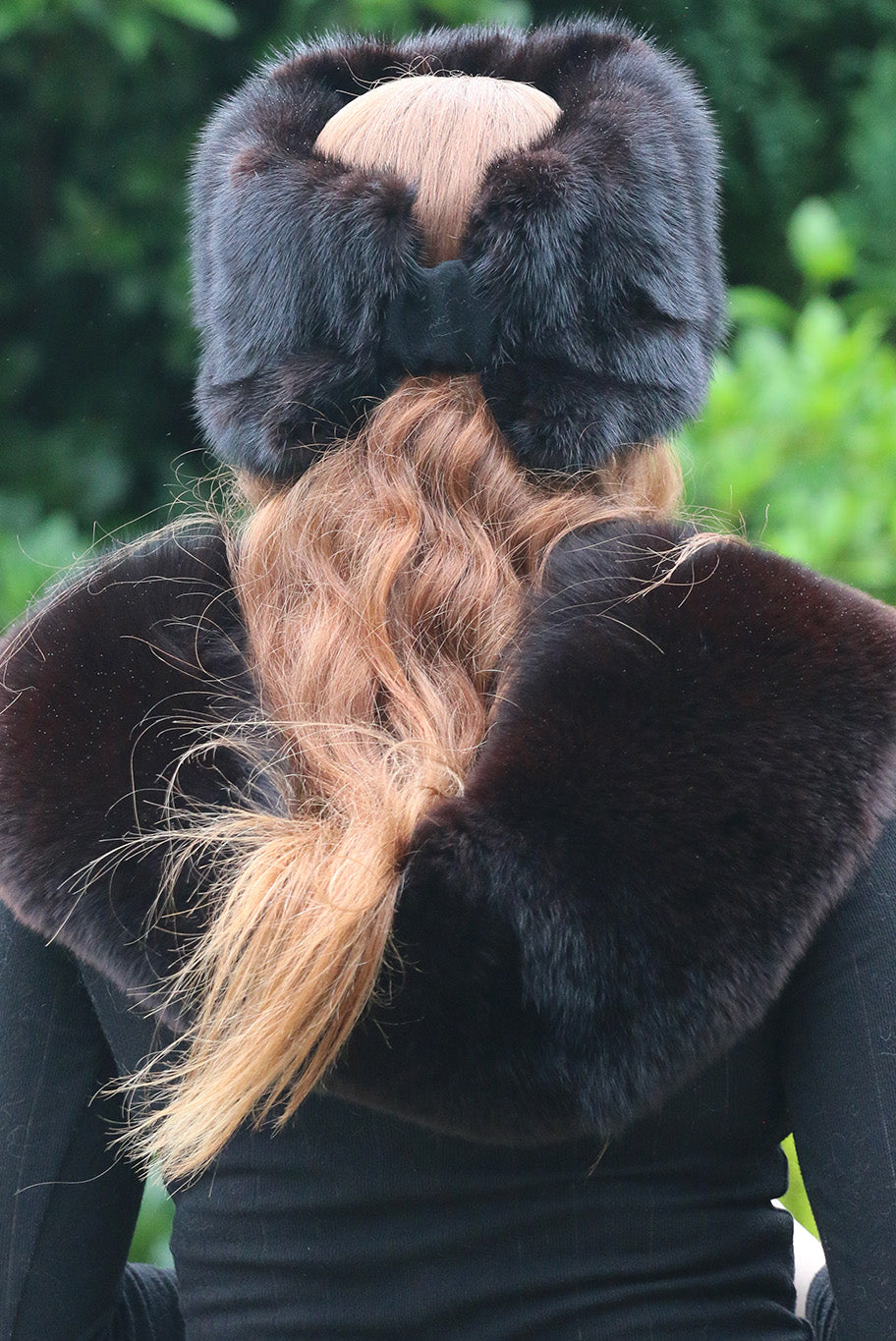 Vintage mink fur collar