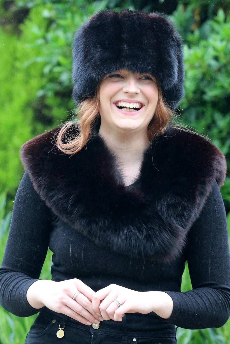 Vintage mink fur collar