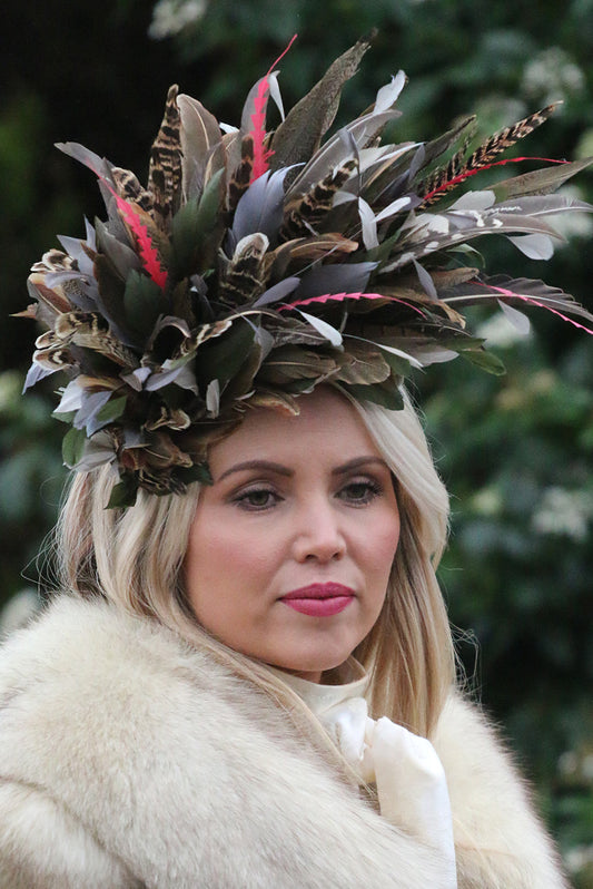 Game Feather Halo Style Headpiece