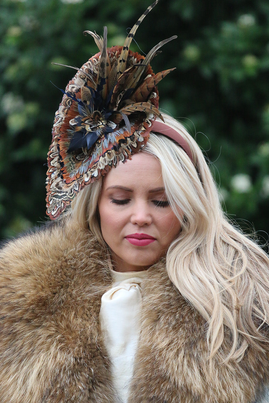 Game feather Headpiece