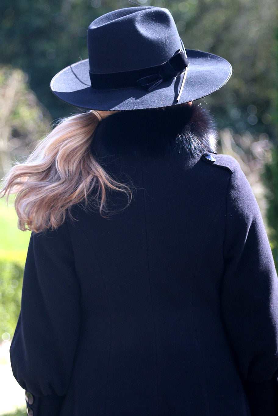 Fedora Wool Hat in Black