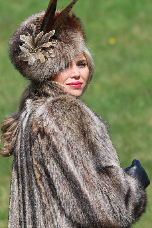 Vintage Racoon Fur coat