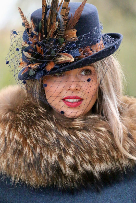 Hunting Hat in Navy